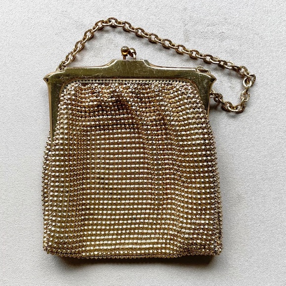 Whiting & Davis Gold Mesh Bag - Picture 6 of 15